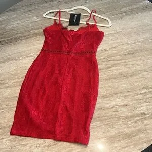 PrettyLittleThing Dresses Nwt Prettylittlething Red Velvet And
